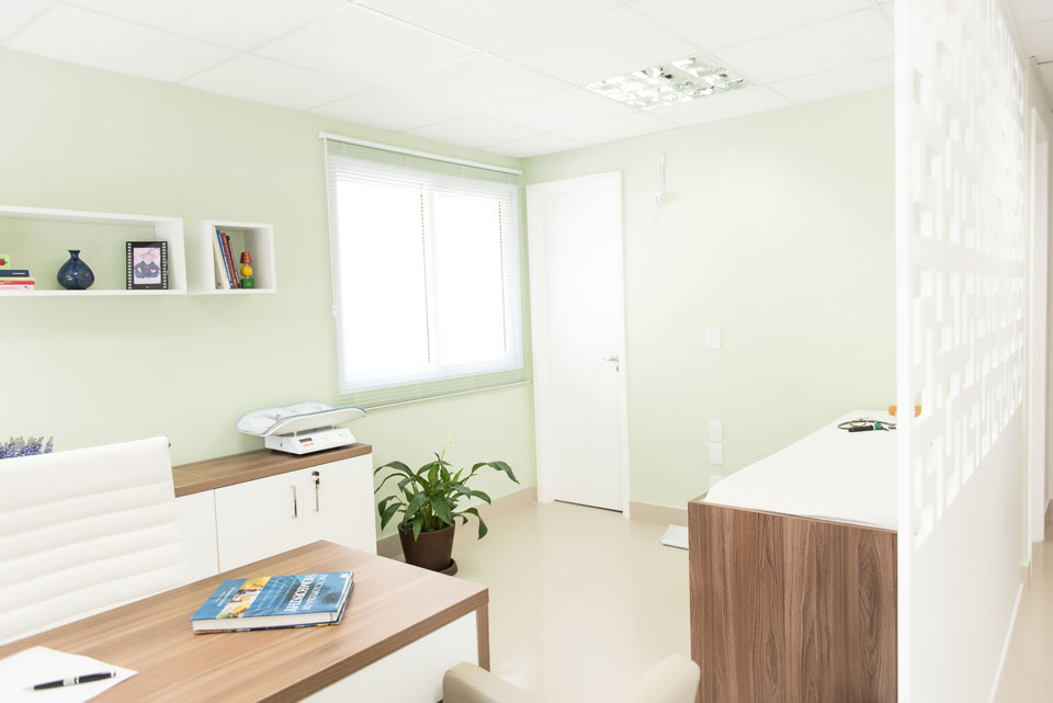Sala de espera do consultório em Perdizes